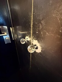 Entrance with this greeting you as soon as you walk in the room