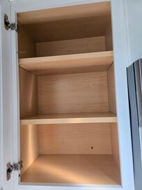 Empty cabinets