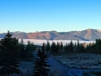 From the deck in the morning