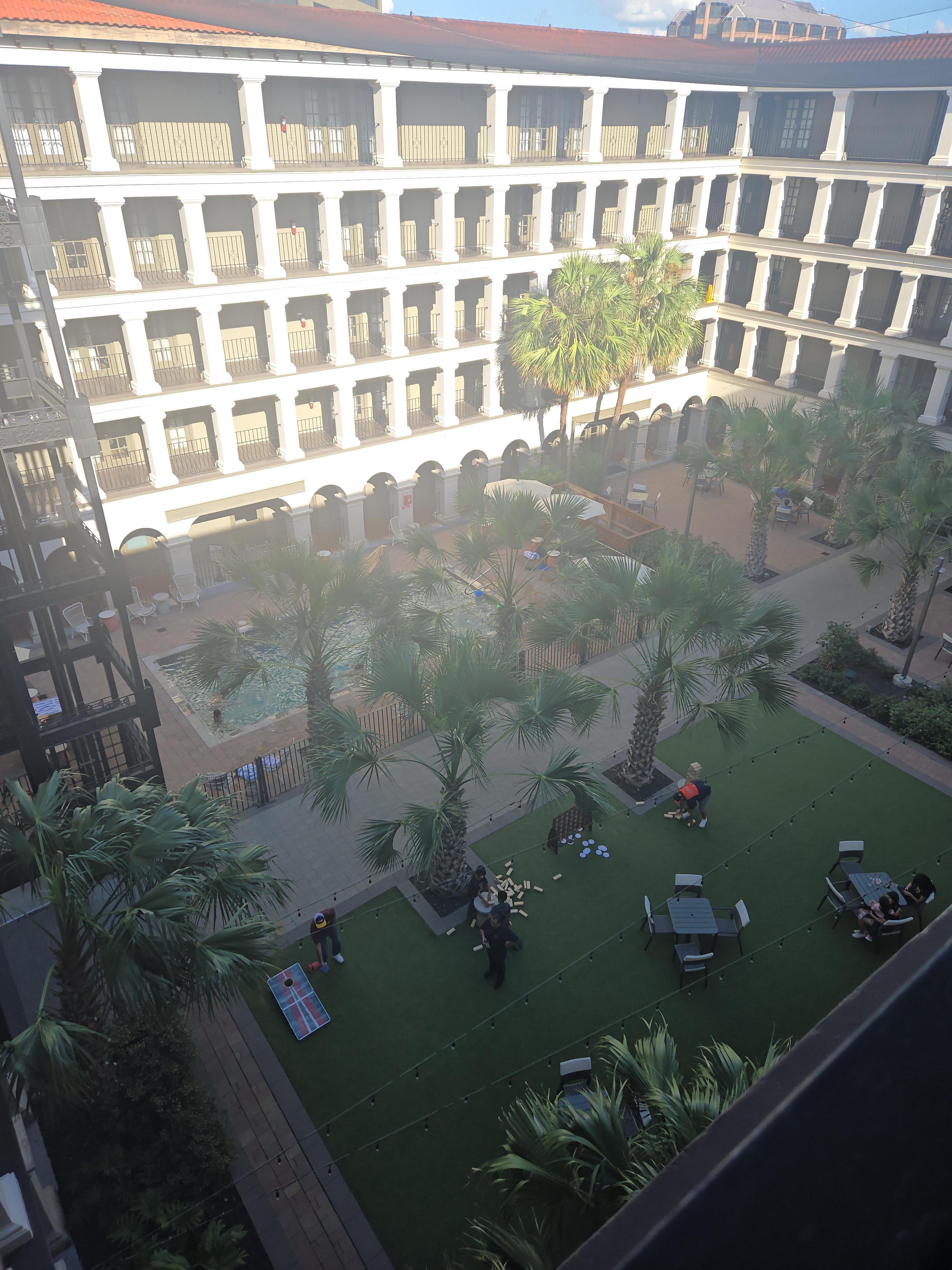 Balcony view, definitely recommend 