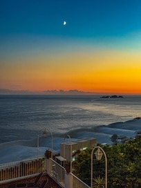 Sunrise from villa.