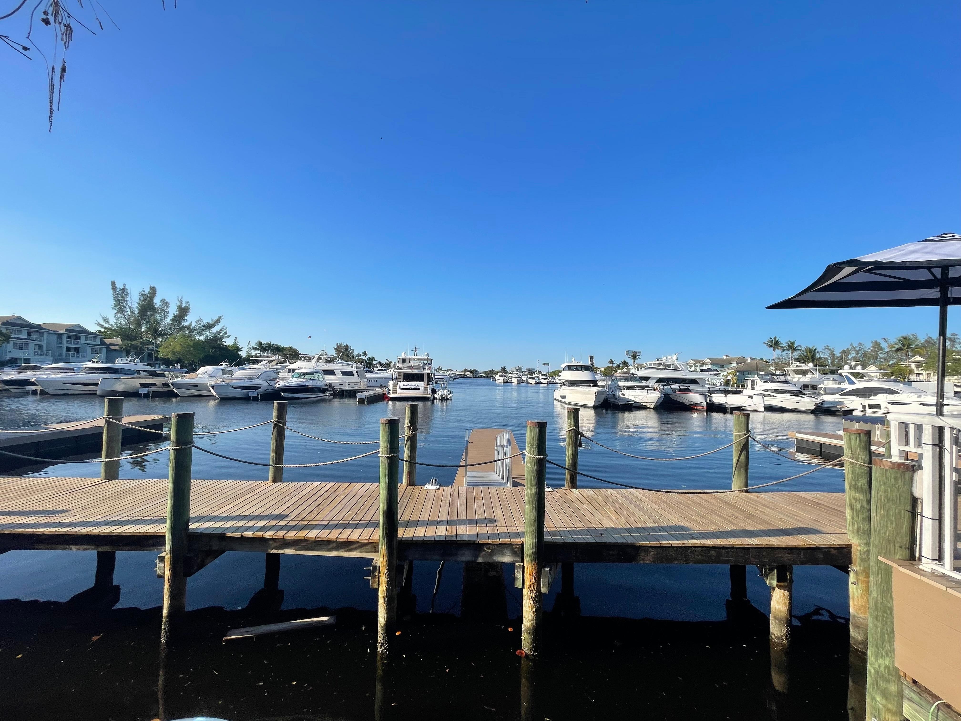 Dinner or lunch at rendezvous’s on the marina is a must.