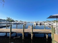 Dinner or lunch at rendezvous’s on the marina is a must.