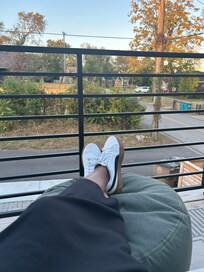 Thoroughly enjoyed relaxing on the balcony.