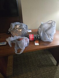 When I told the housekeeper I was going down stairs to complain she had went and put my belongings in the room on the table