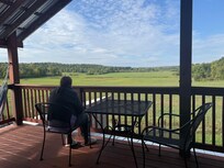 View from our balcony.