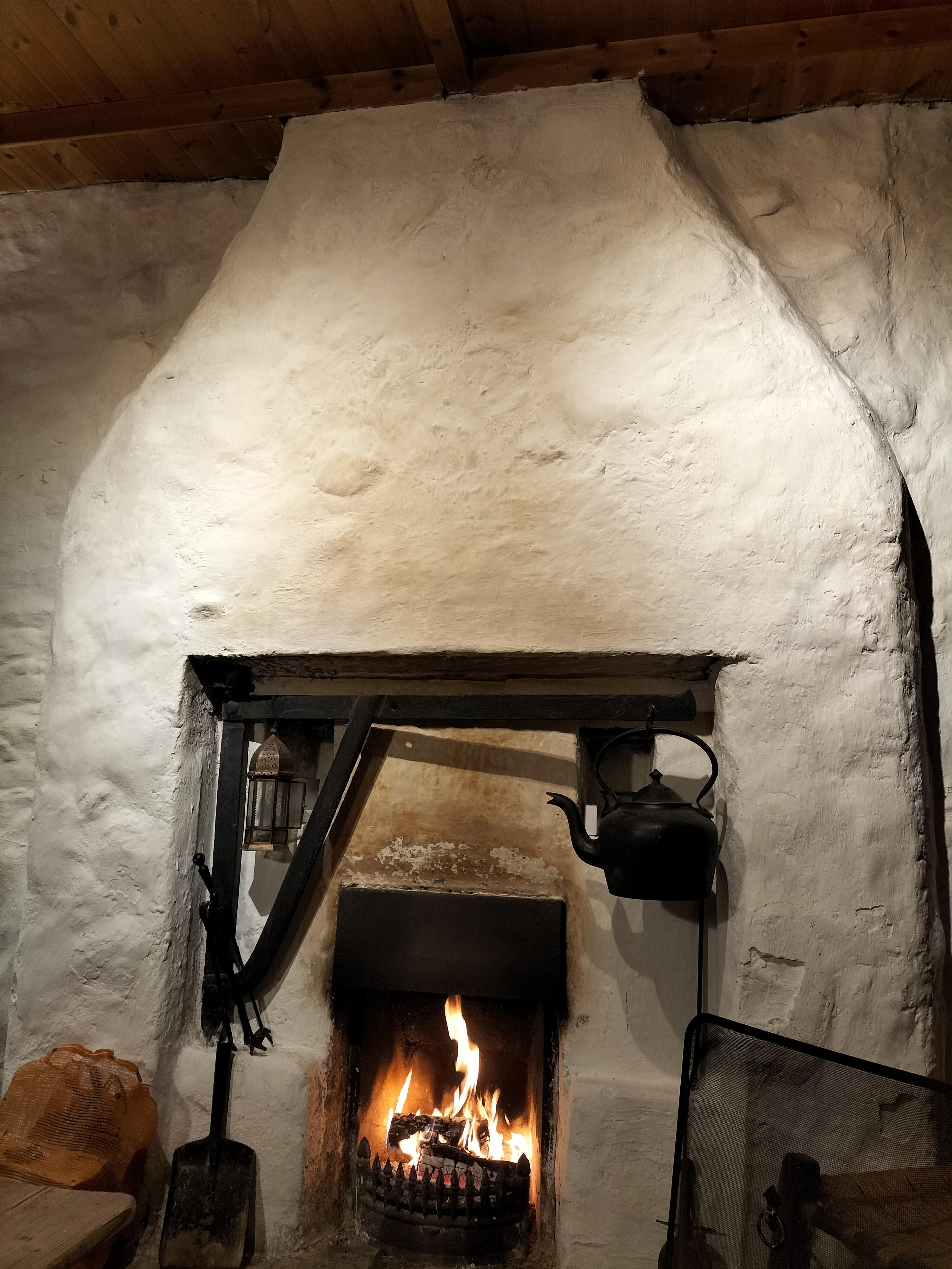 Cozy evenings by the fire place