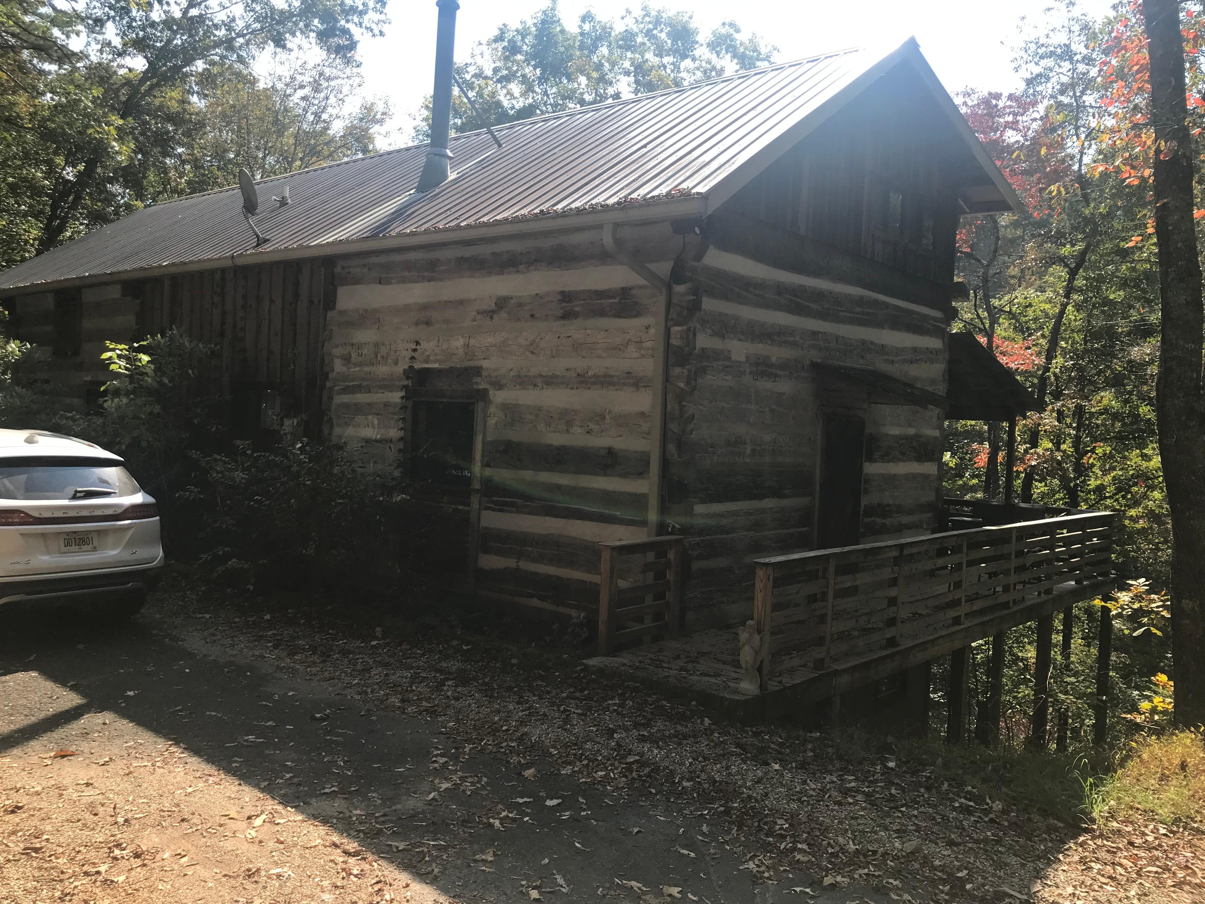 The front of the cabin 