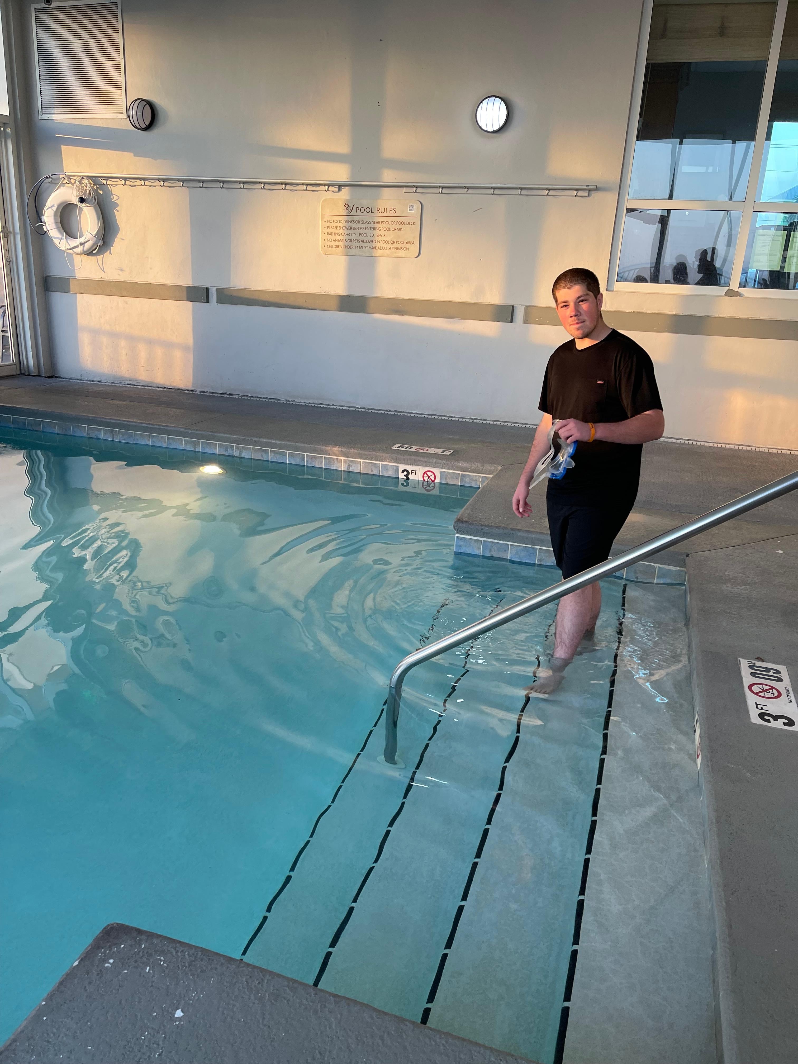Indoor/ Outdoor pool