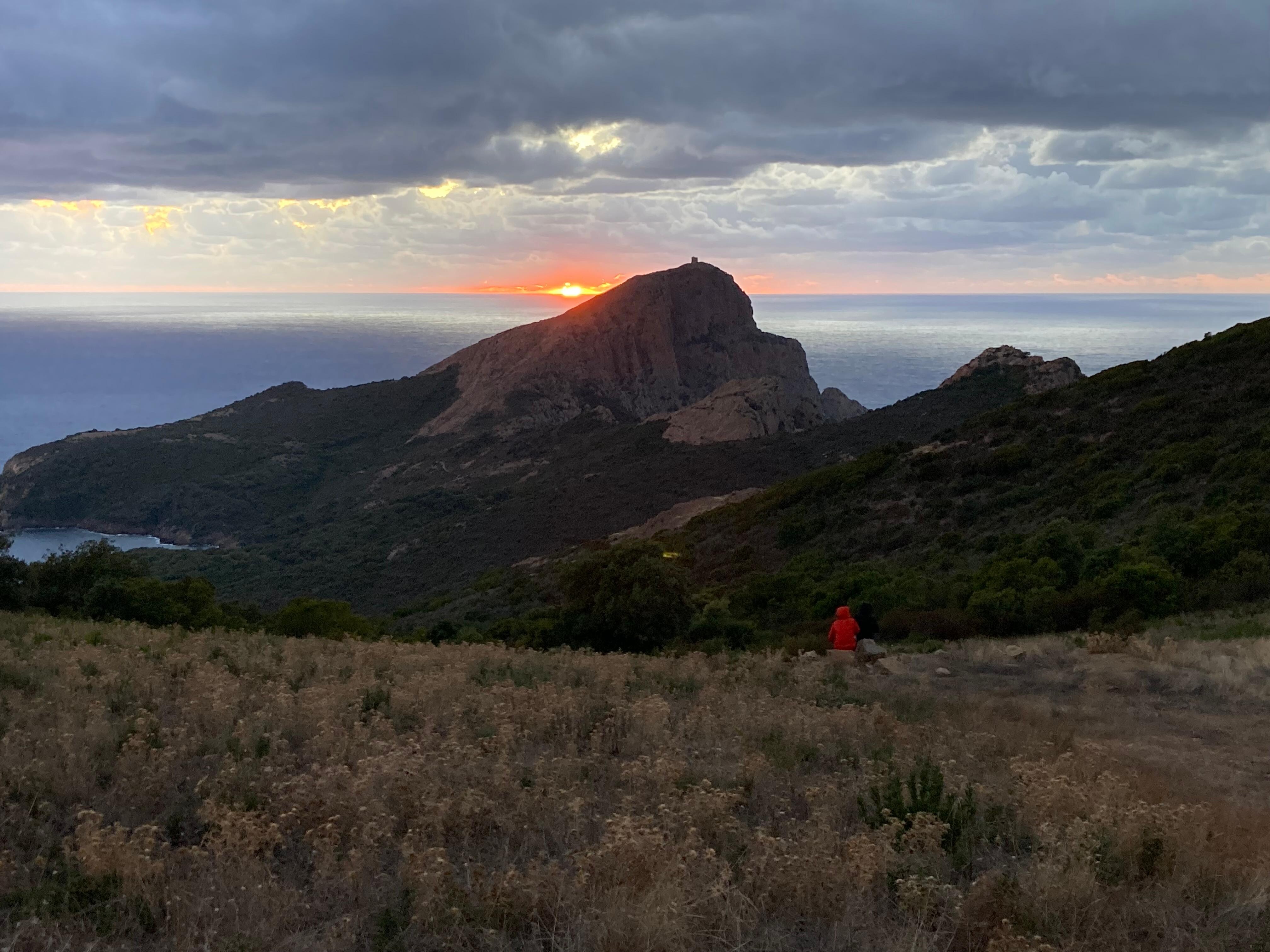 Sunset at Capu Rosso