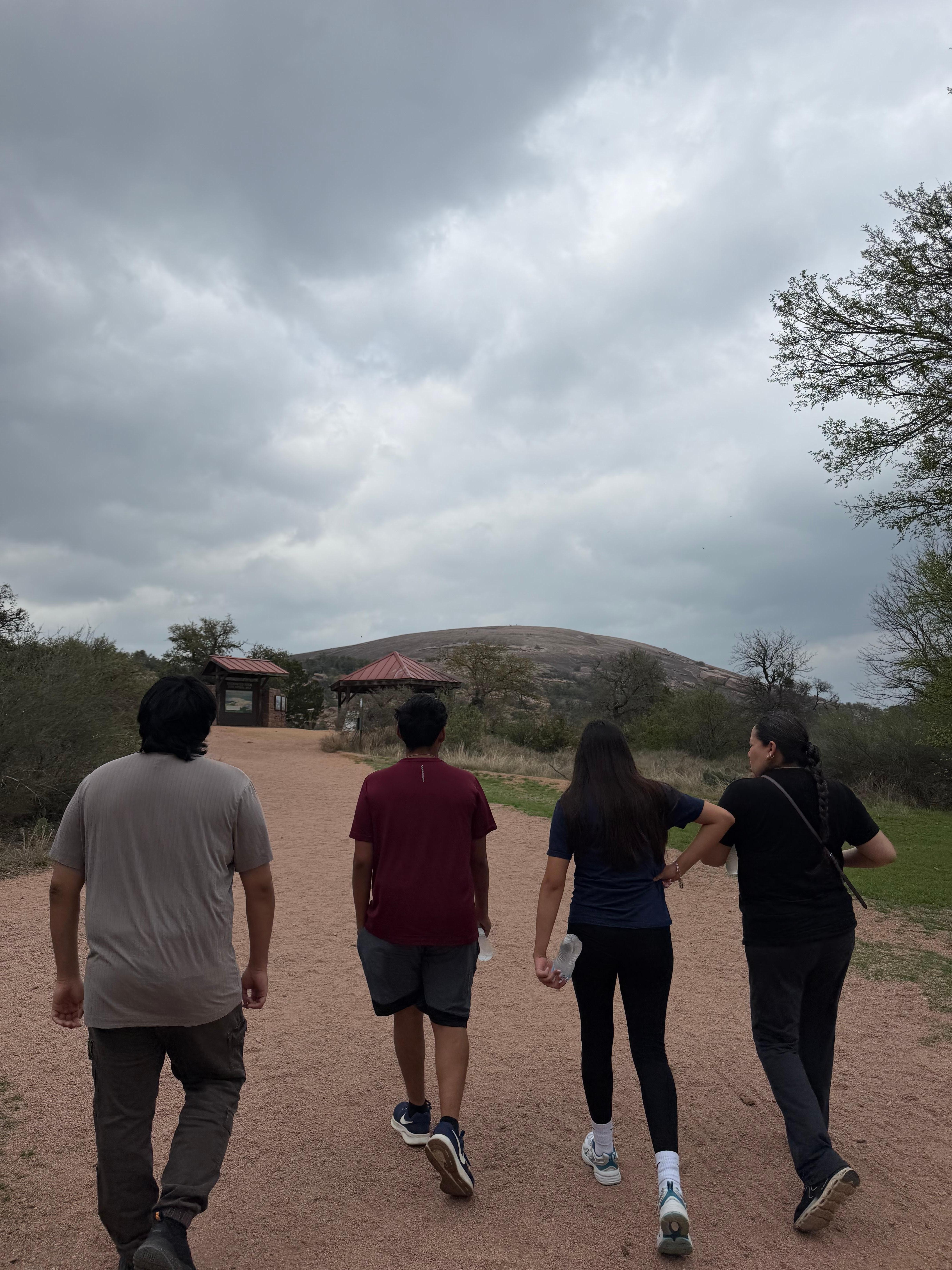 Enchanted Rock with the family.