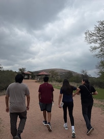 Enchanted Rock with the family.
