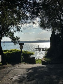On the way to the pier.