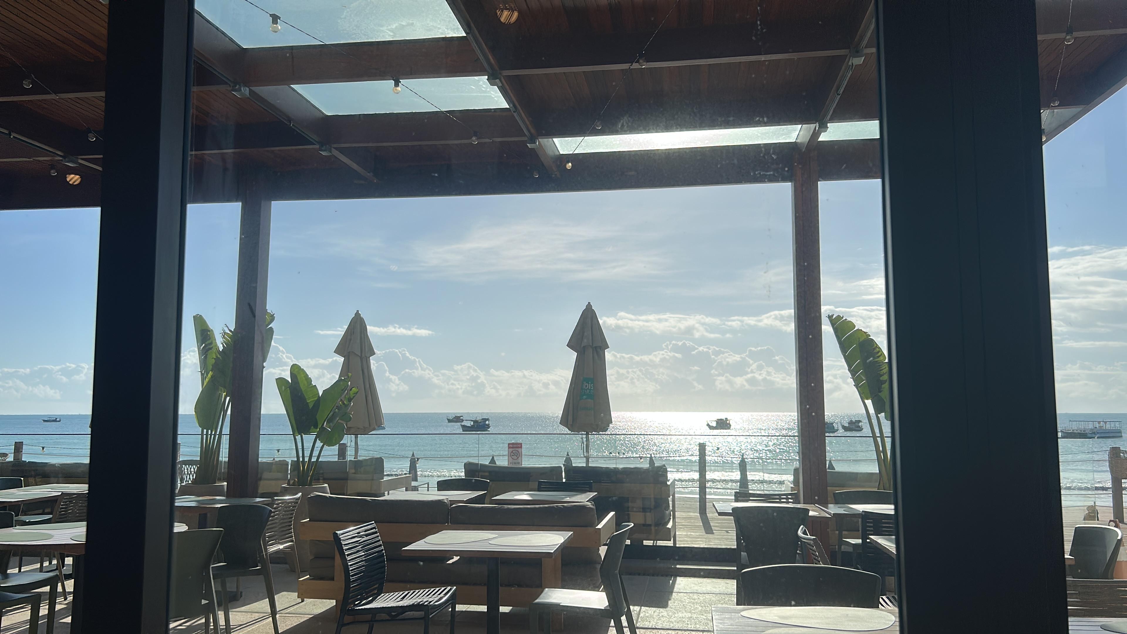 A vista do café da manhã 