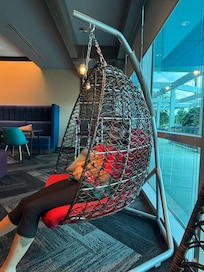 Lounging in the lobby. PeacedbyAlise