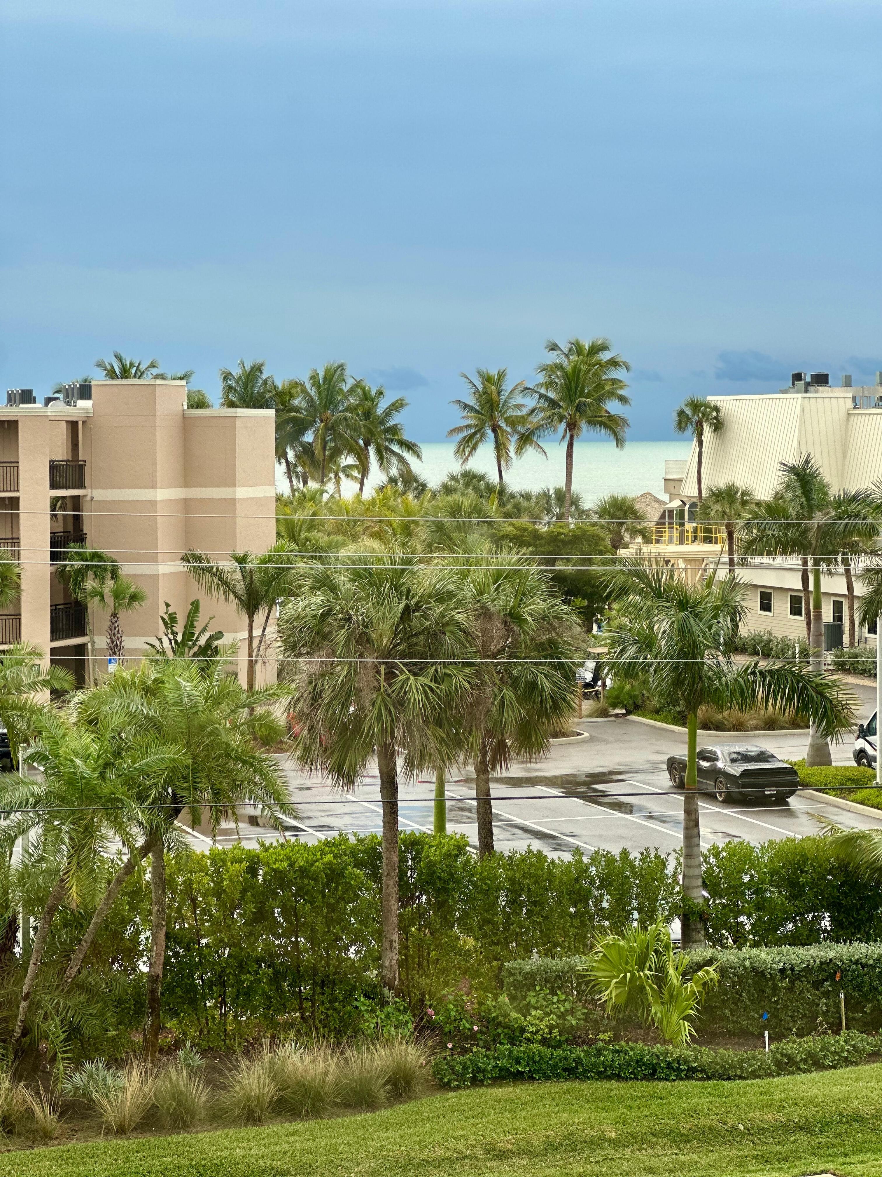 View from the condo of the gulf