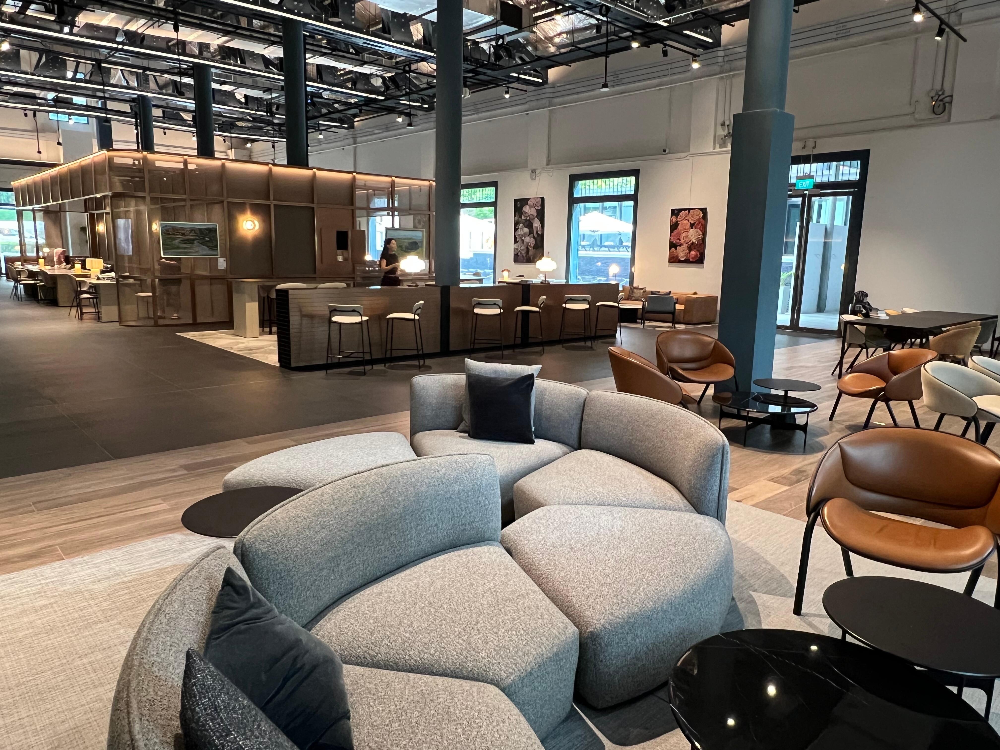‘The Lounge’ where guests can congregate for breakfast, all day snacks and happy hour at 5-7pm