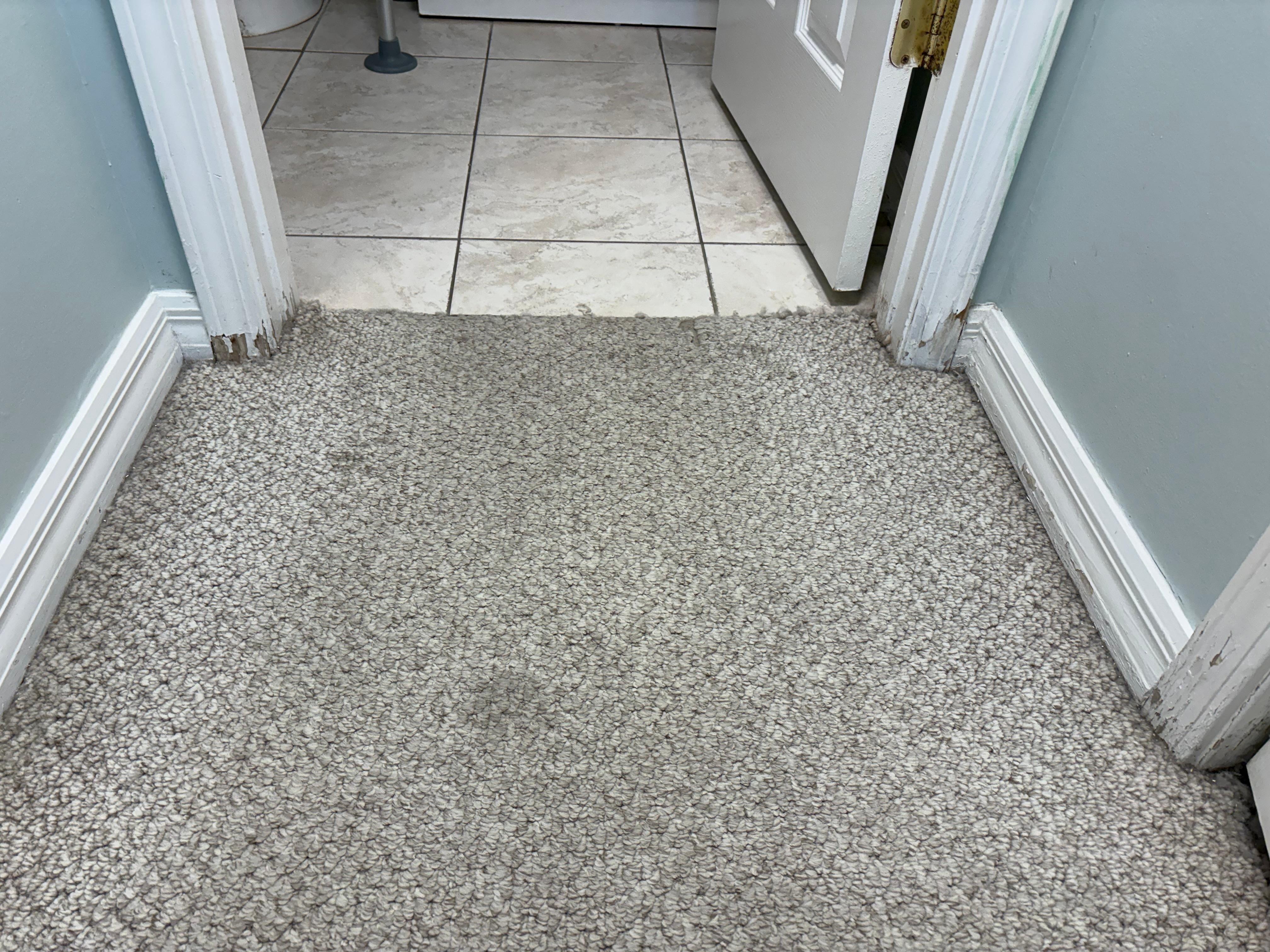 The be cleaned! All of the baseboard needed to be painted