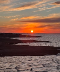 Sunset from the covered porch