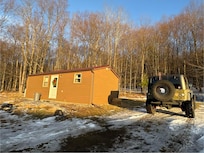 Cabin from the outside