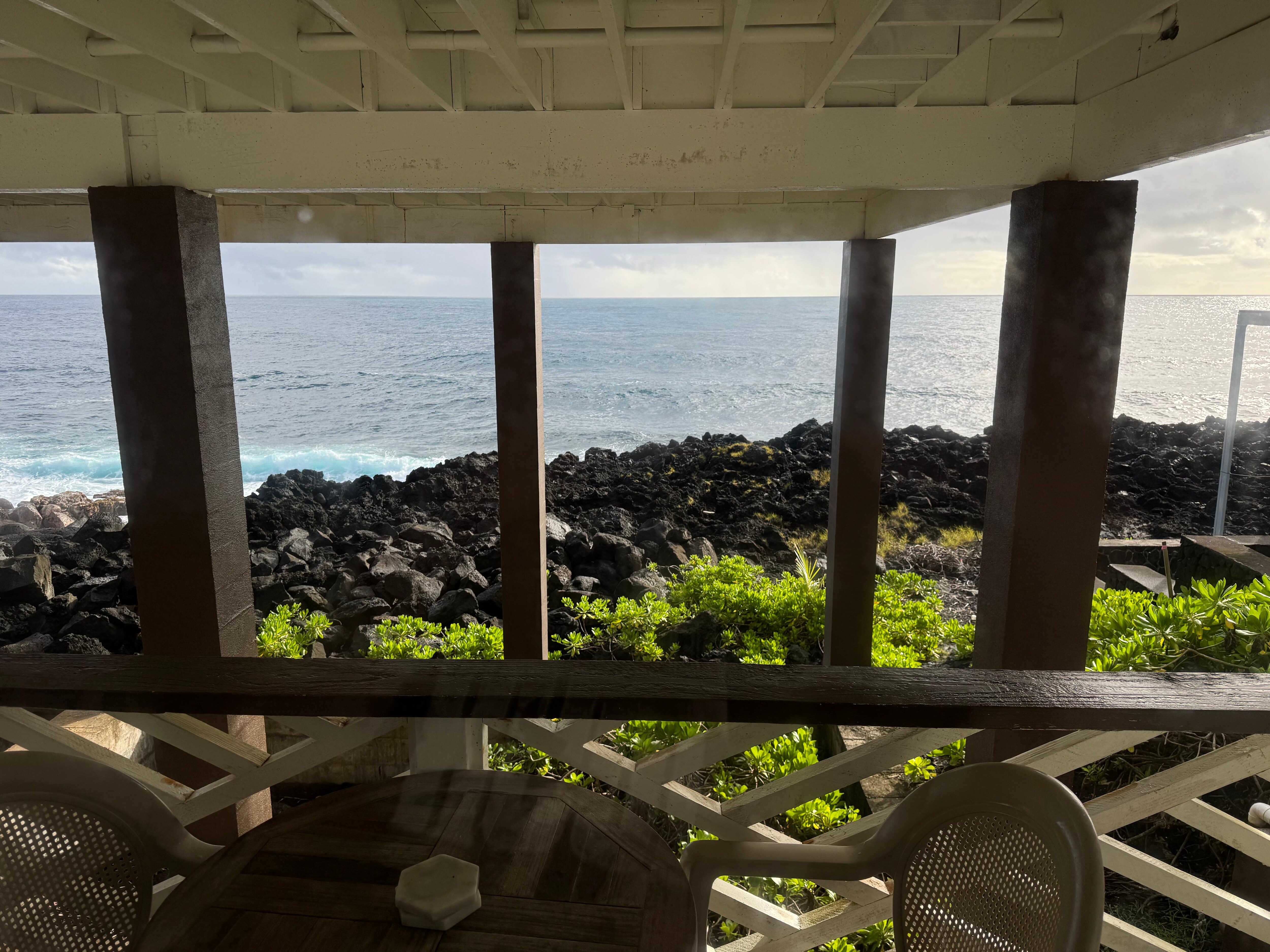 View from the lanai and room 