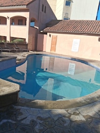 Pool area was clean