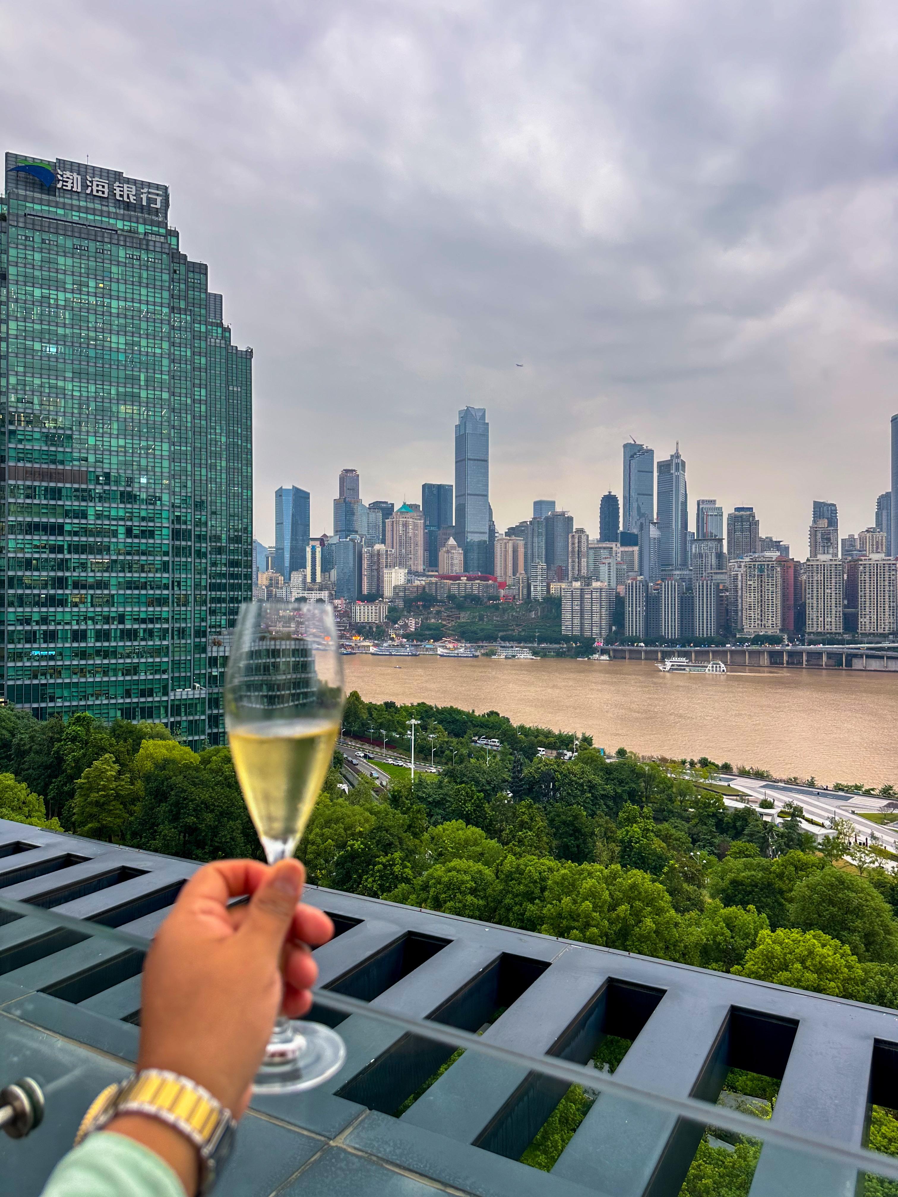 View from the wonderful lounge 