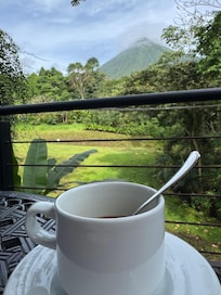 Breakfast buffet with amazing views
