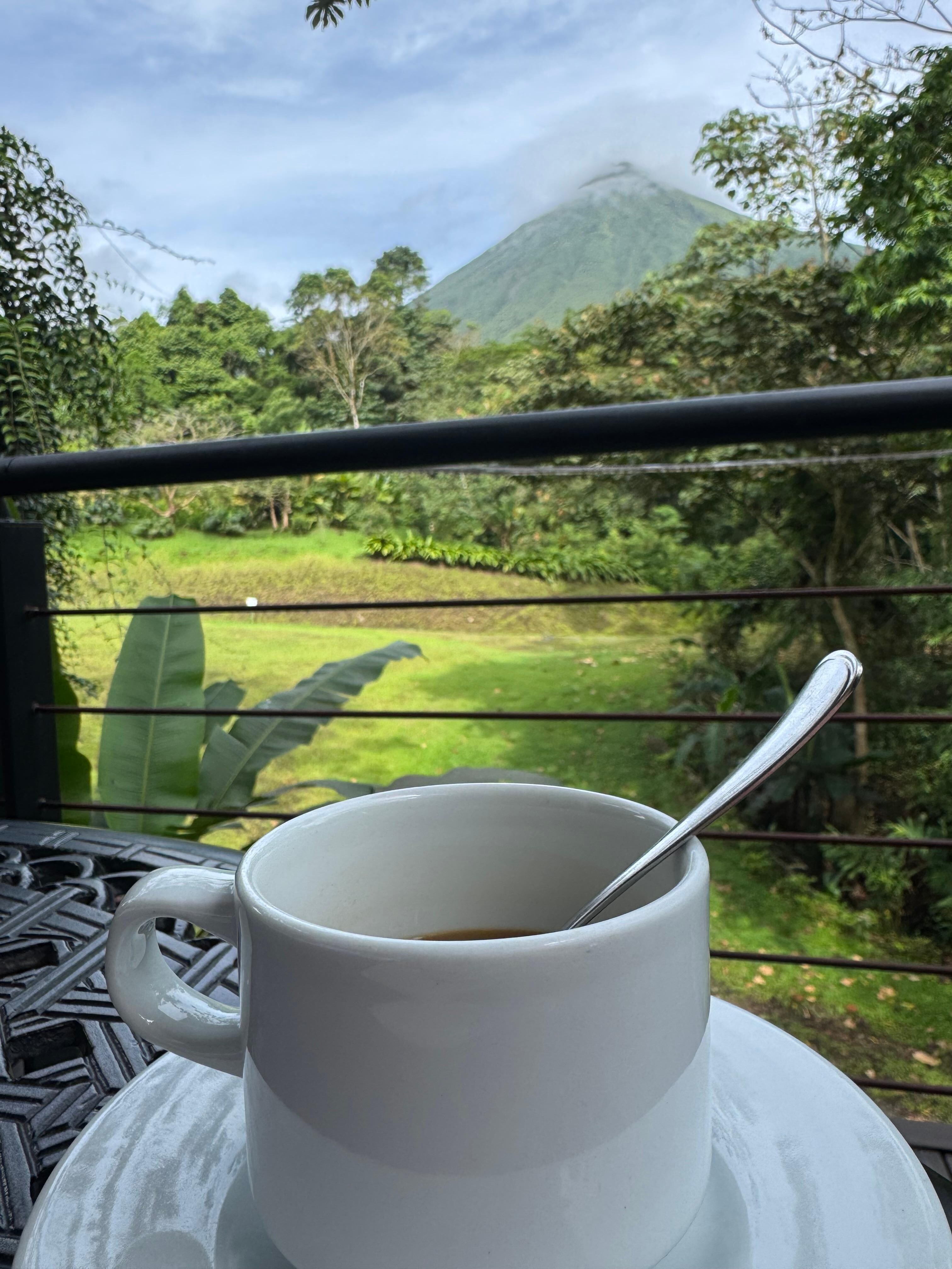 Breakfast buffet with amazing views