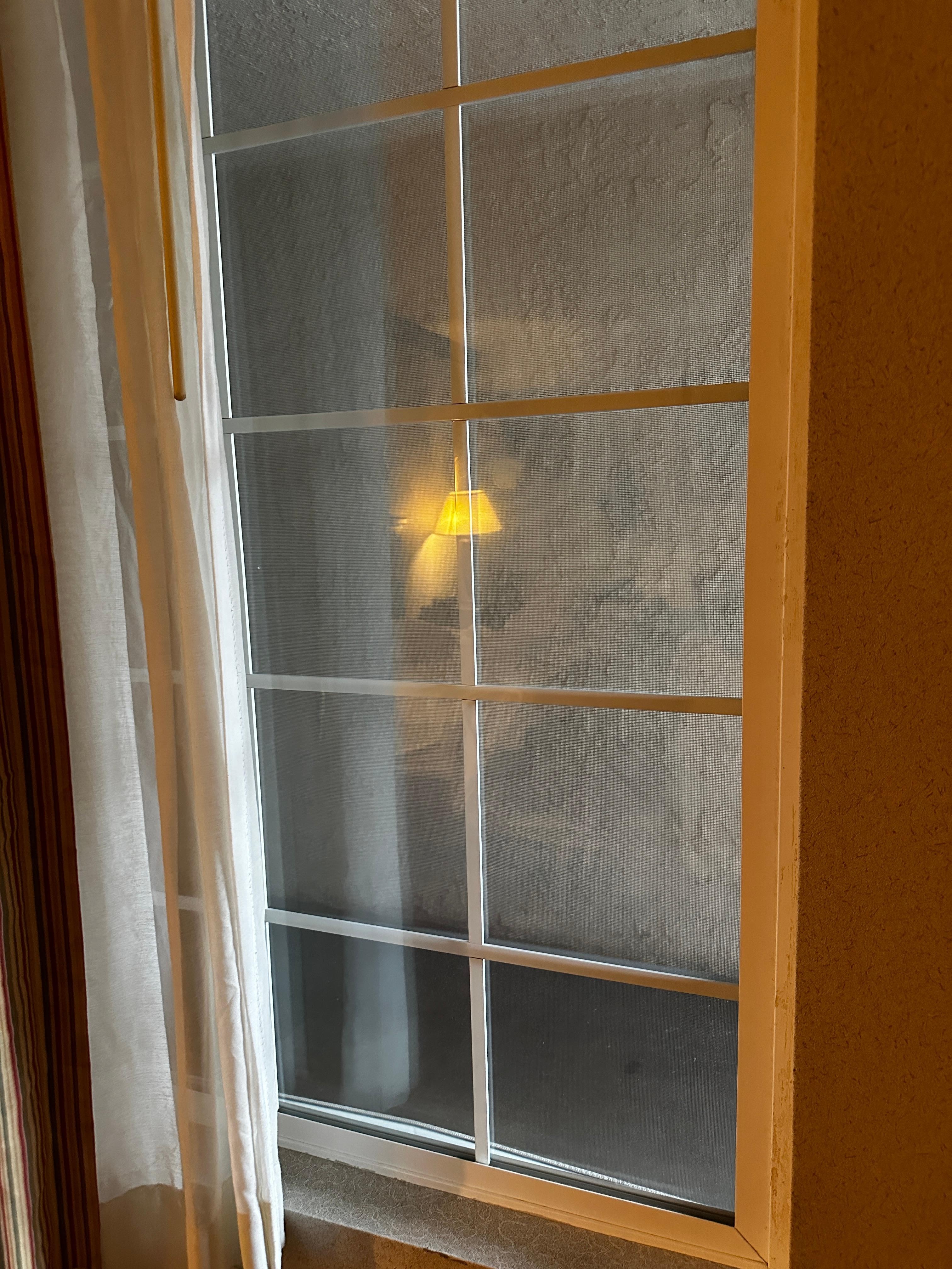 The view from my room right at a wall