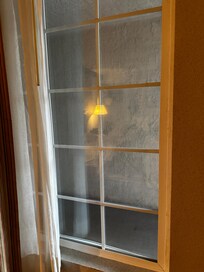 The view from my room right at a wall