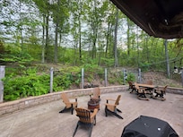 Outdoor patio is accessible from outside and through 2nd floor only.