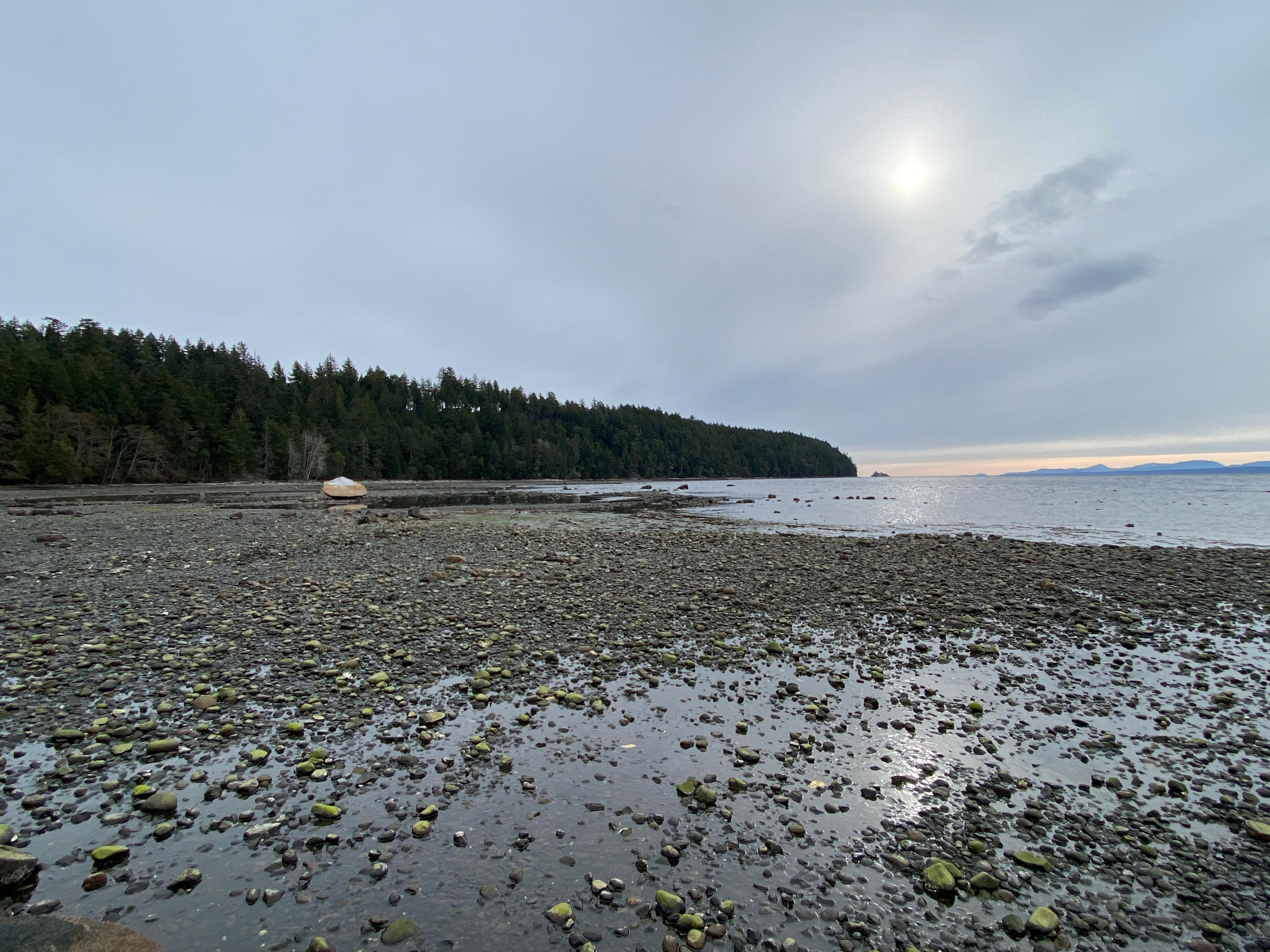 Looking towards Chrome Island lighthouse.