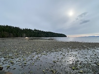 Looking towards Chrome Island lighthouse.