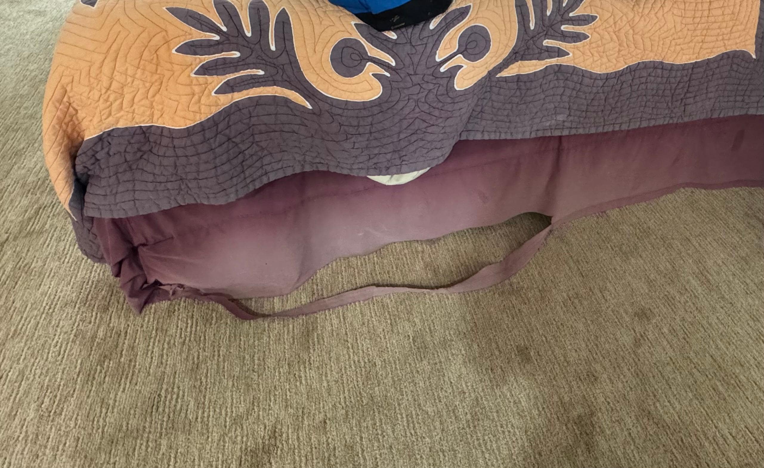 Fraying and dangerous. 