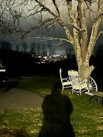 City lights from atop.