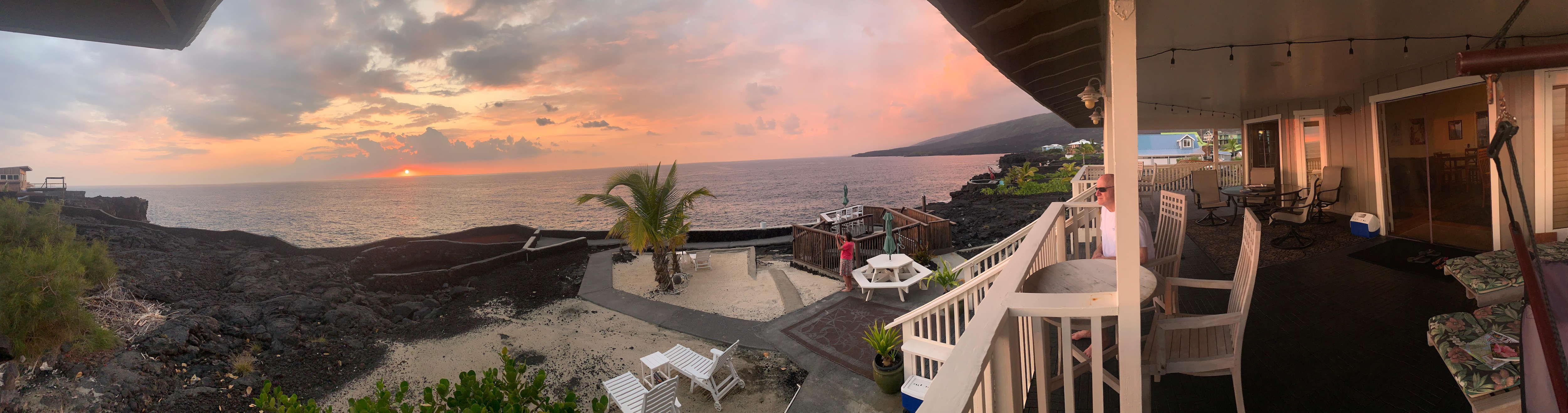 Pano from front corner of hale. 