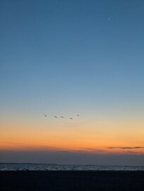 Sunset on the beach