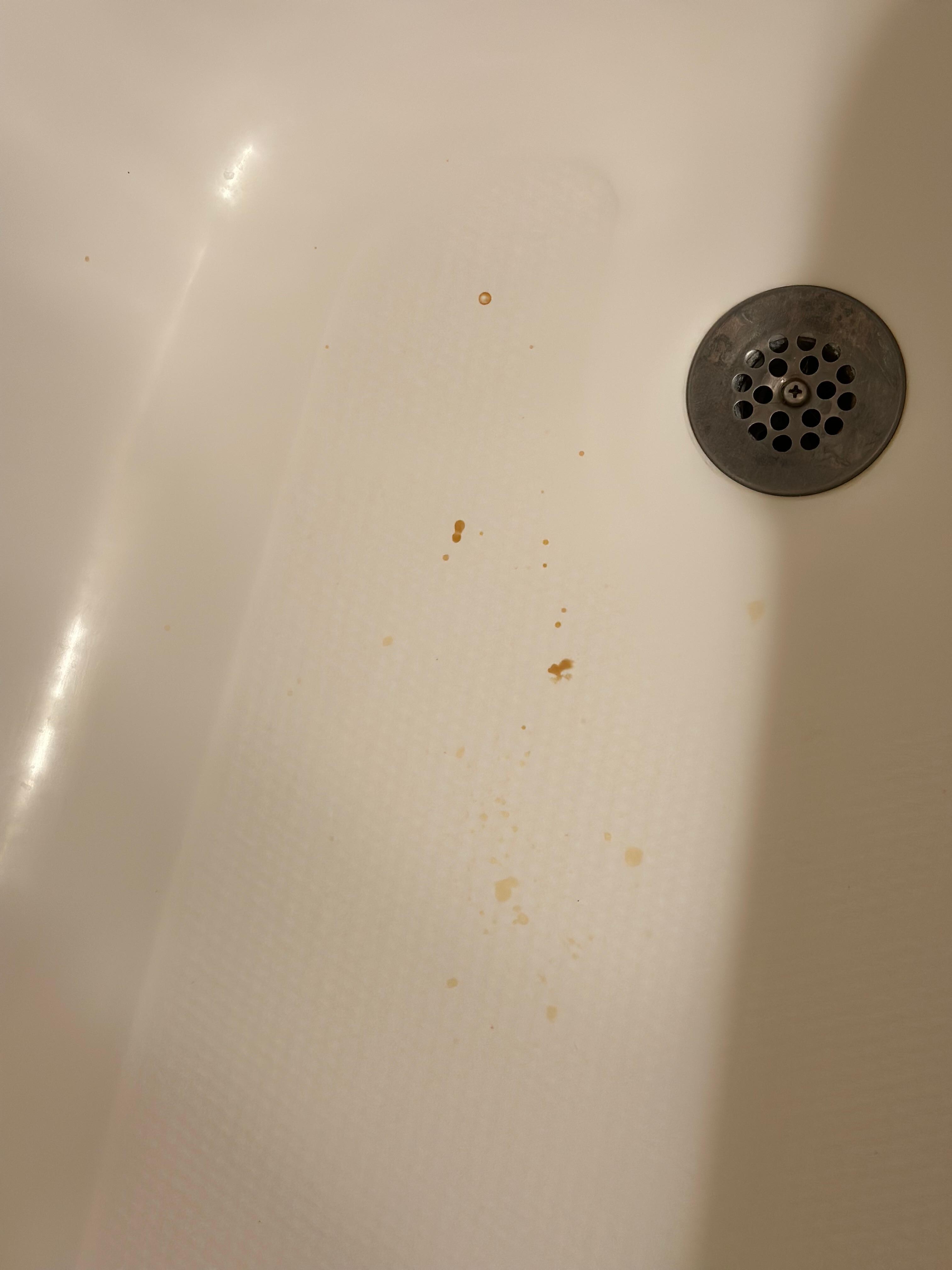 Stain in shower