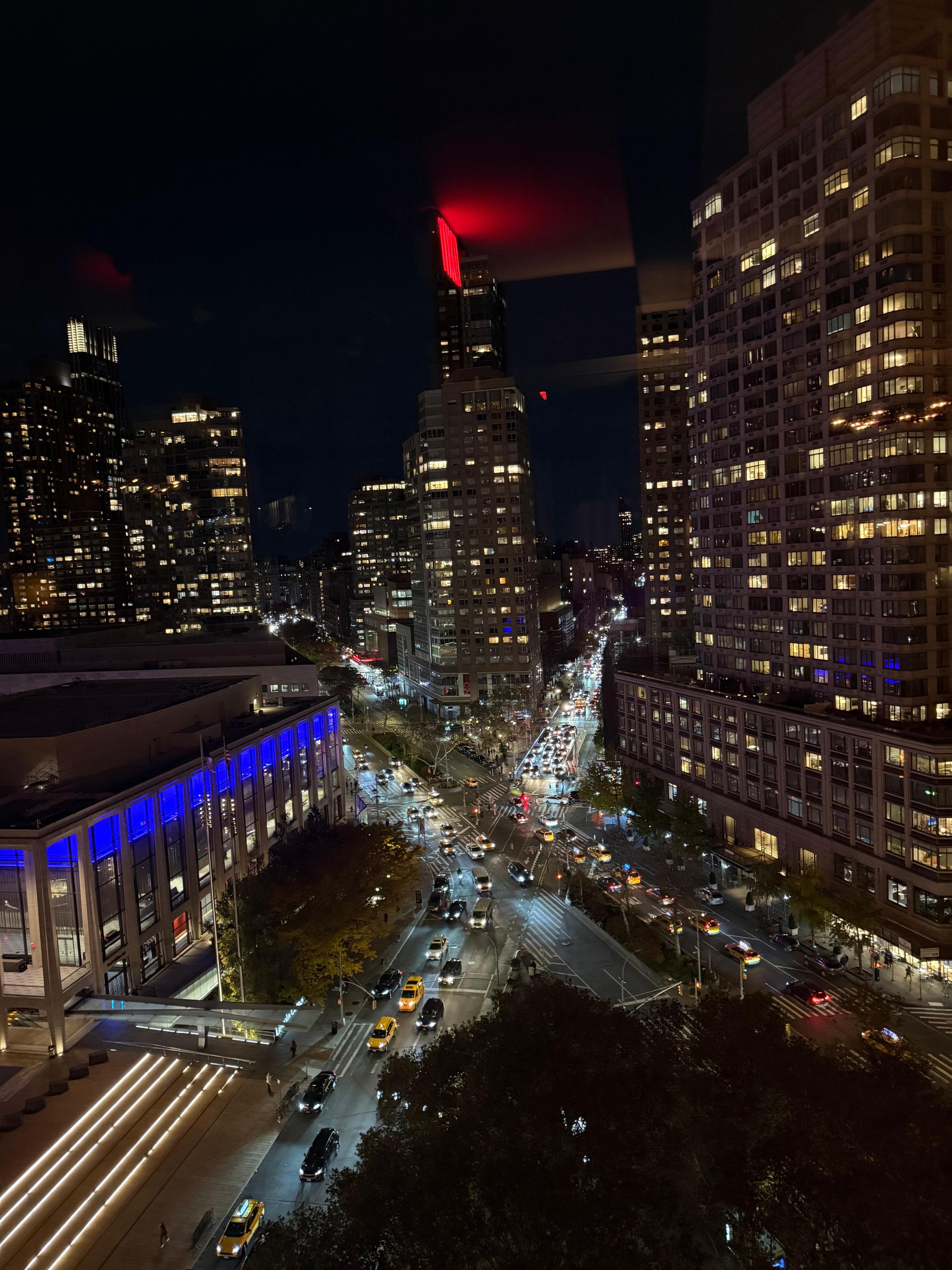 View from rooftop bar.