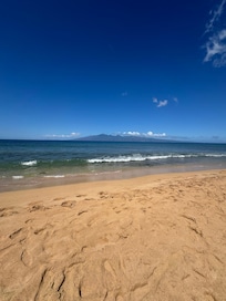 Beach in front of the property