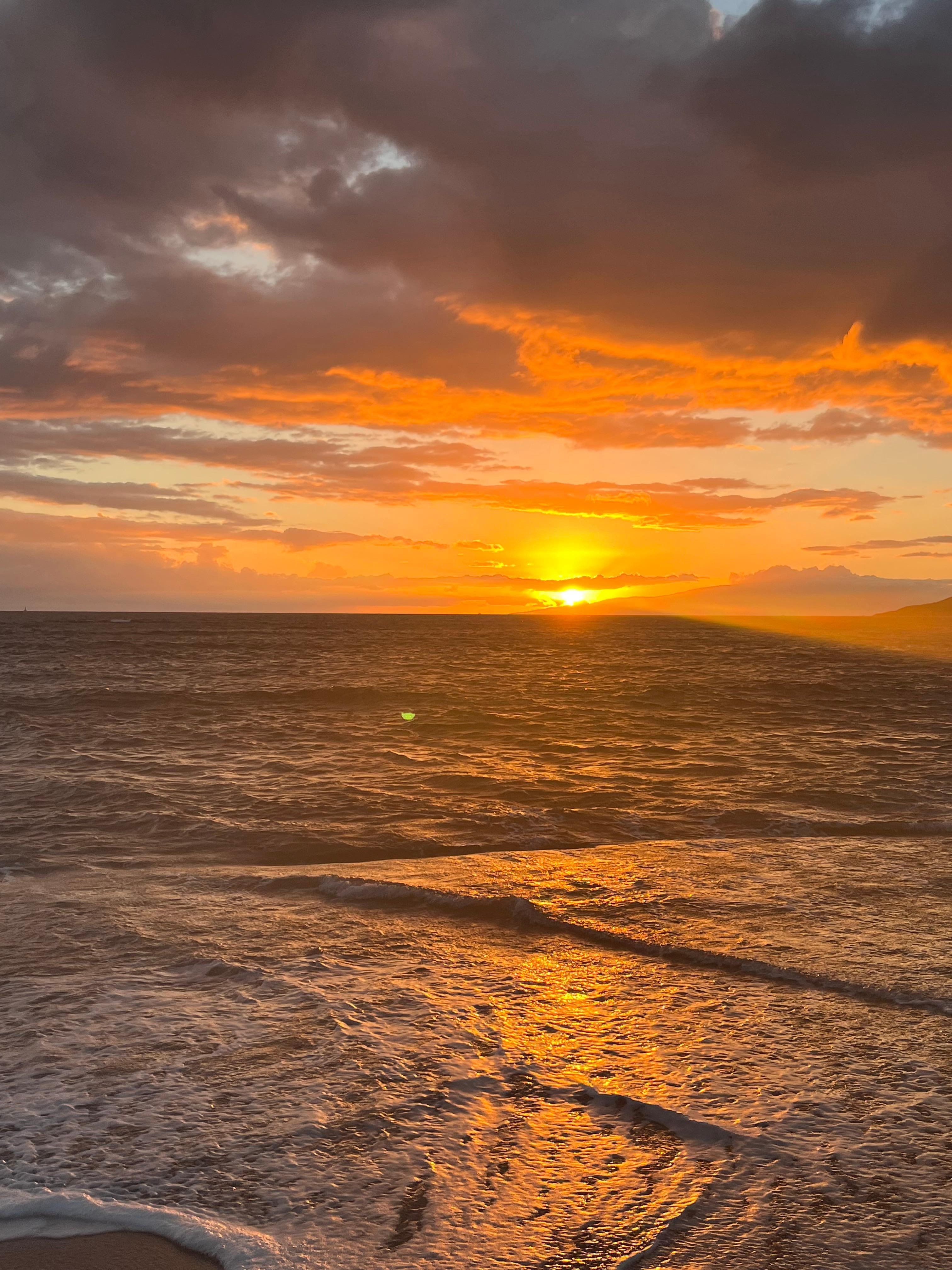 From balcony this beautiful sunset 