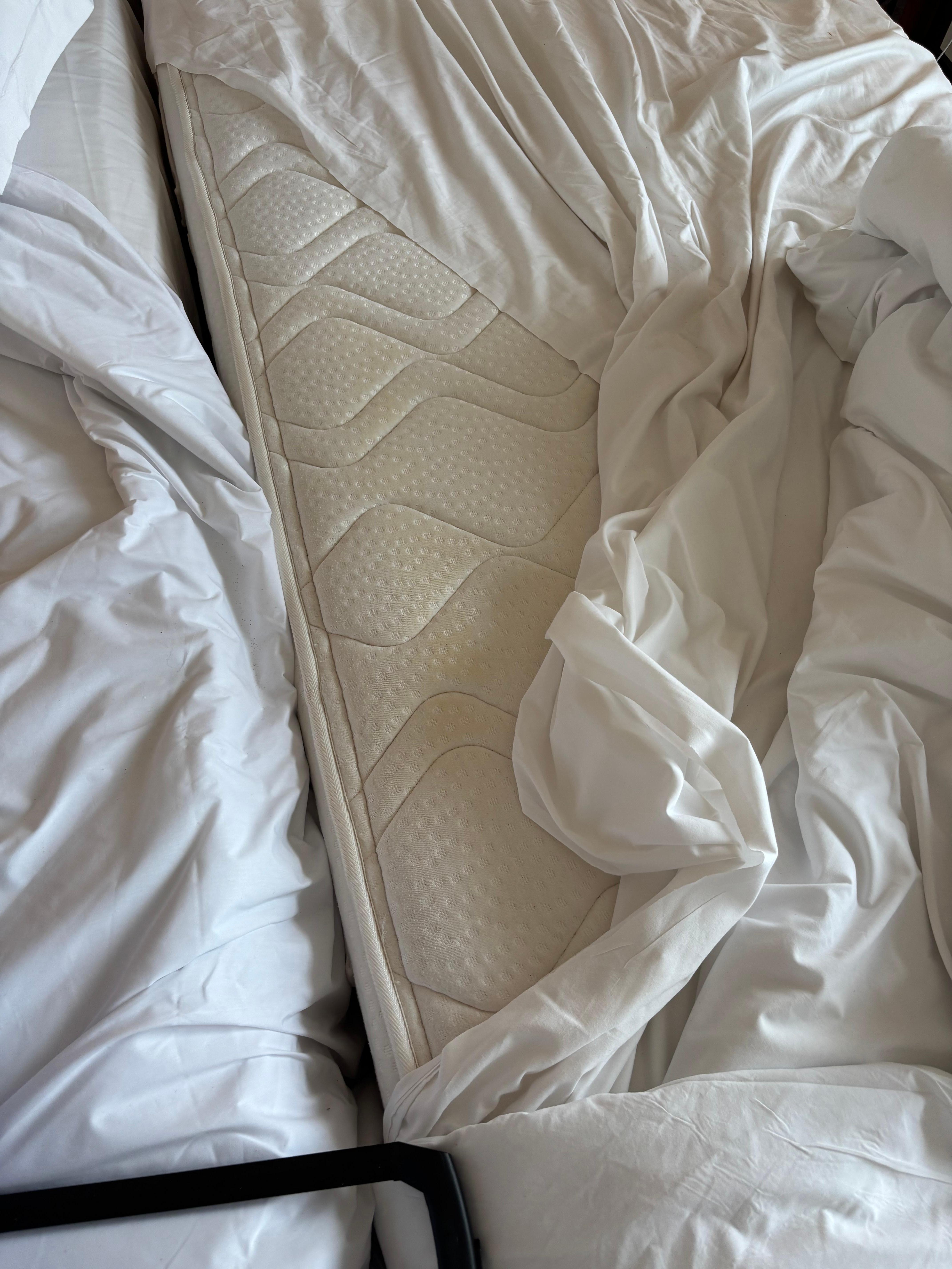 No mattress protection no wonder I’m
Bitten !!