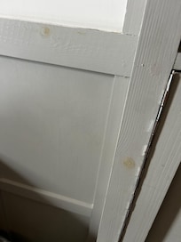 Grime on walls