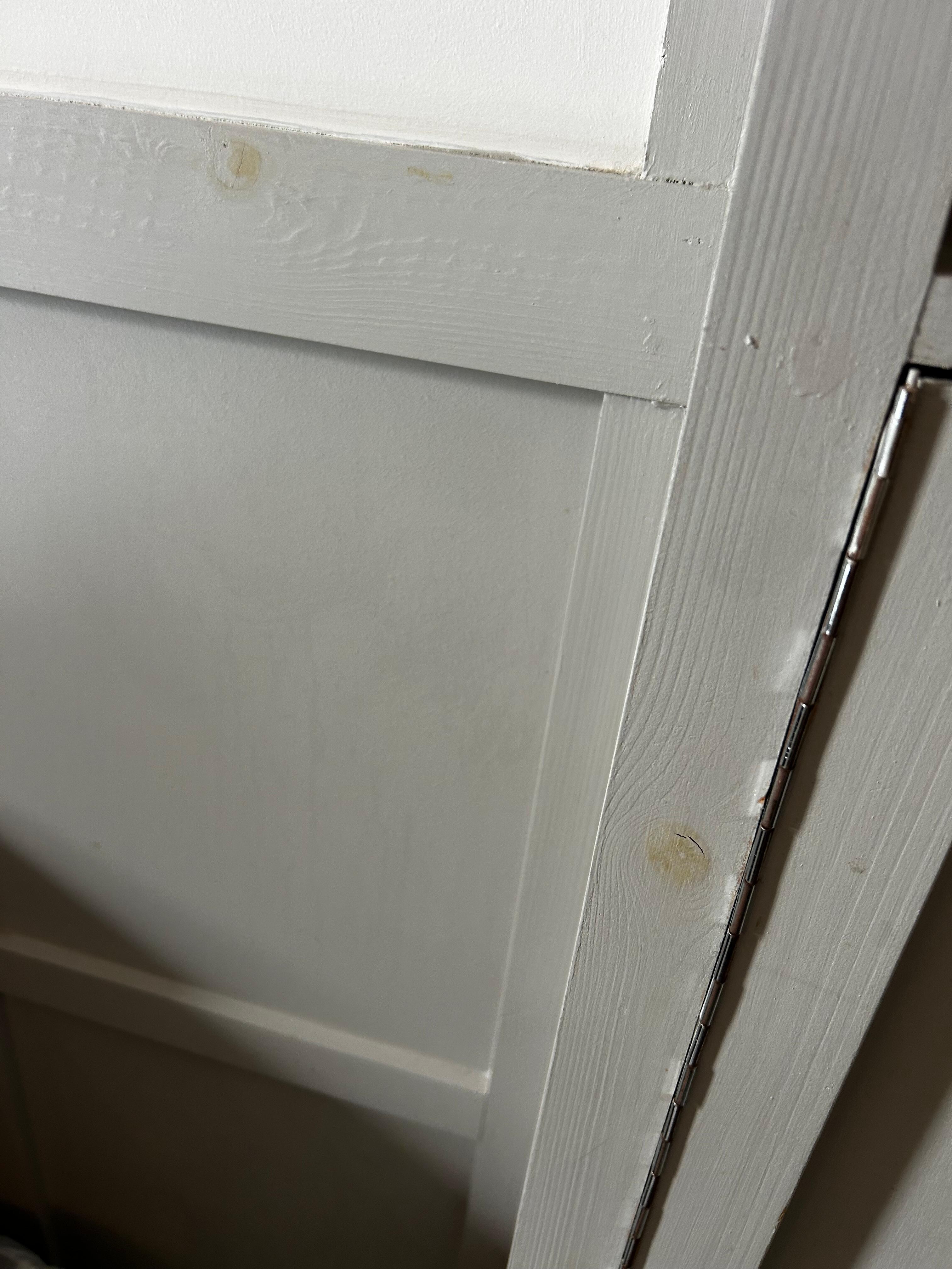 Grime on walls