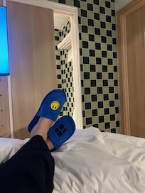 Egne tøfler er stas