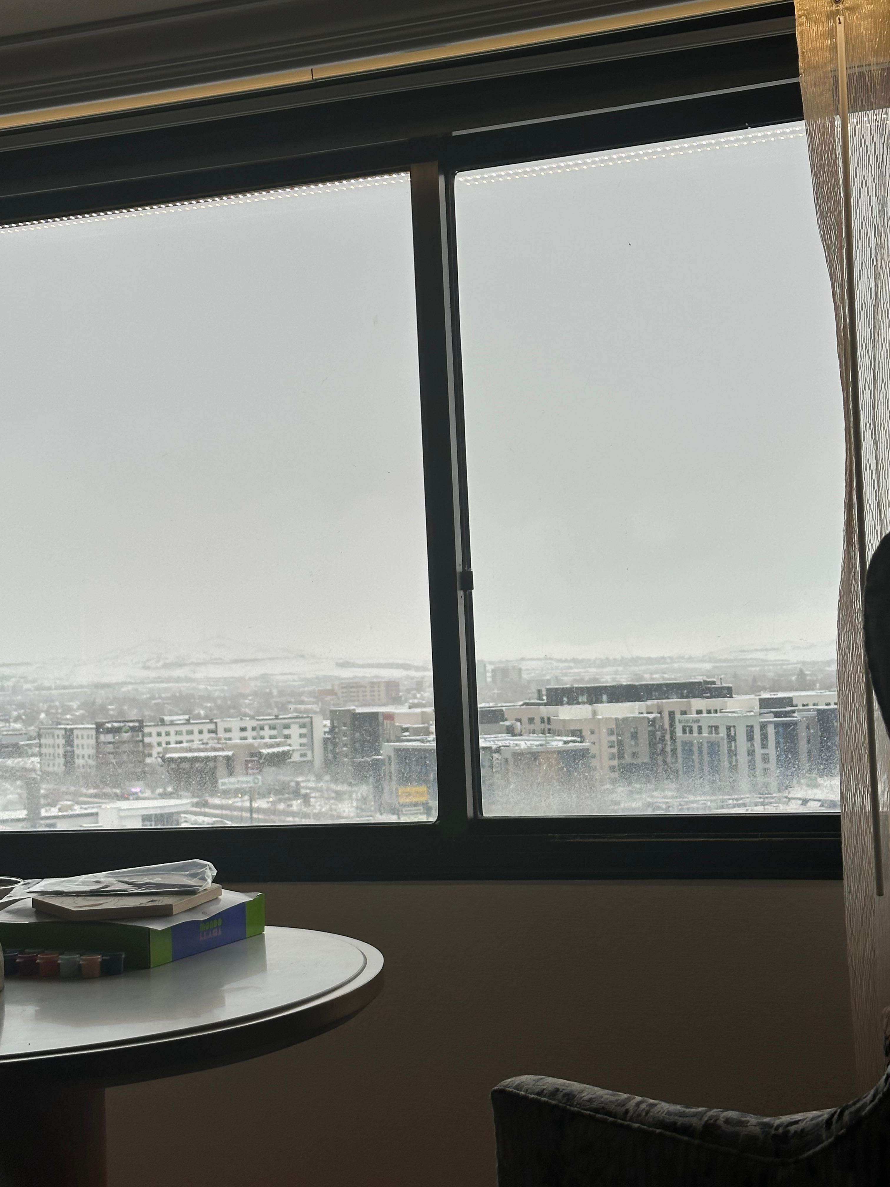 It snowed during our visit! So pretty ❄️