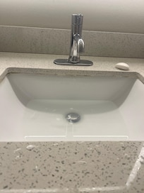 Clogged sink in our room