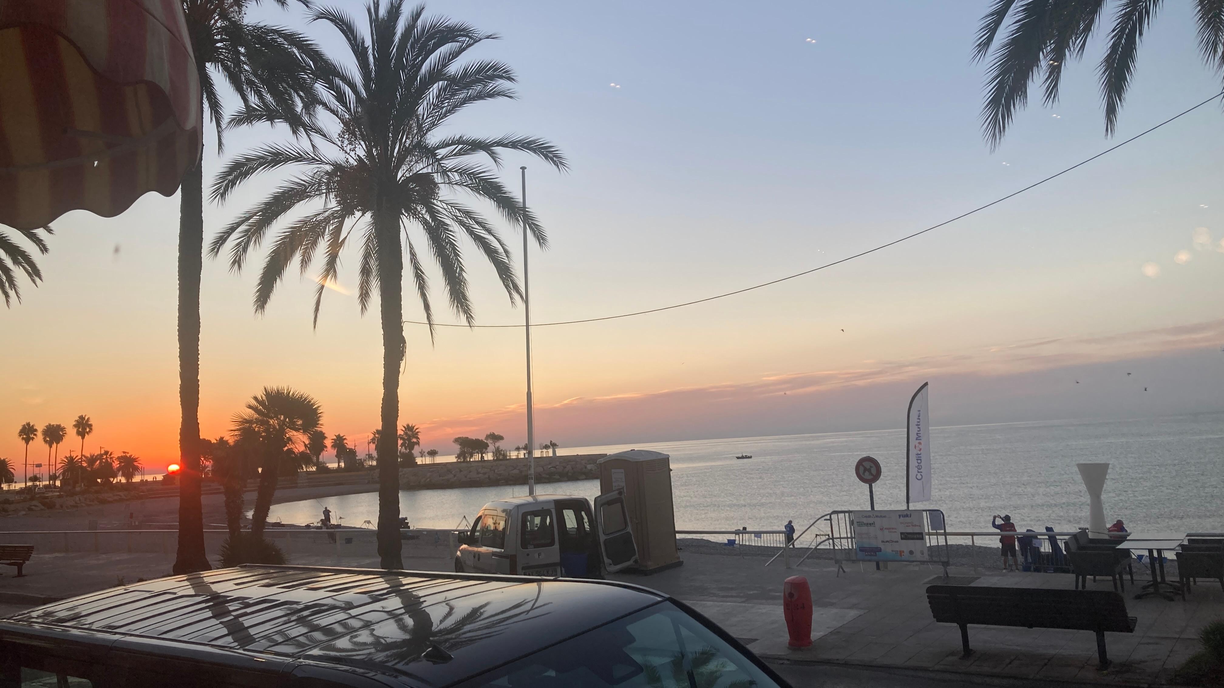 View from the breakfast area