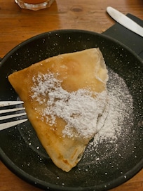 Sweetened pancake